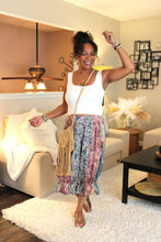Load image into Gallery viewer, Vintage Pastels Bloomer Midi Capri Shorts
