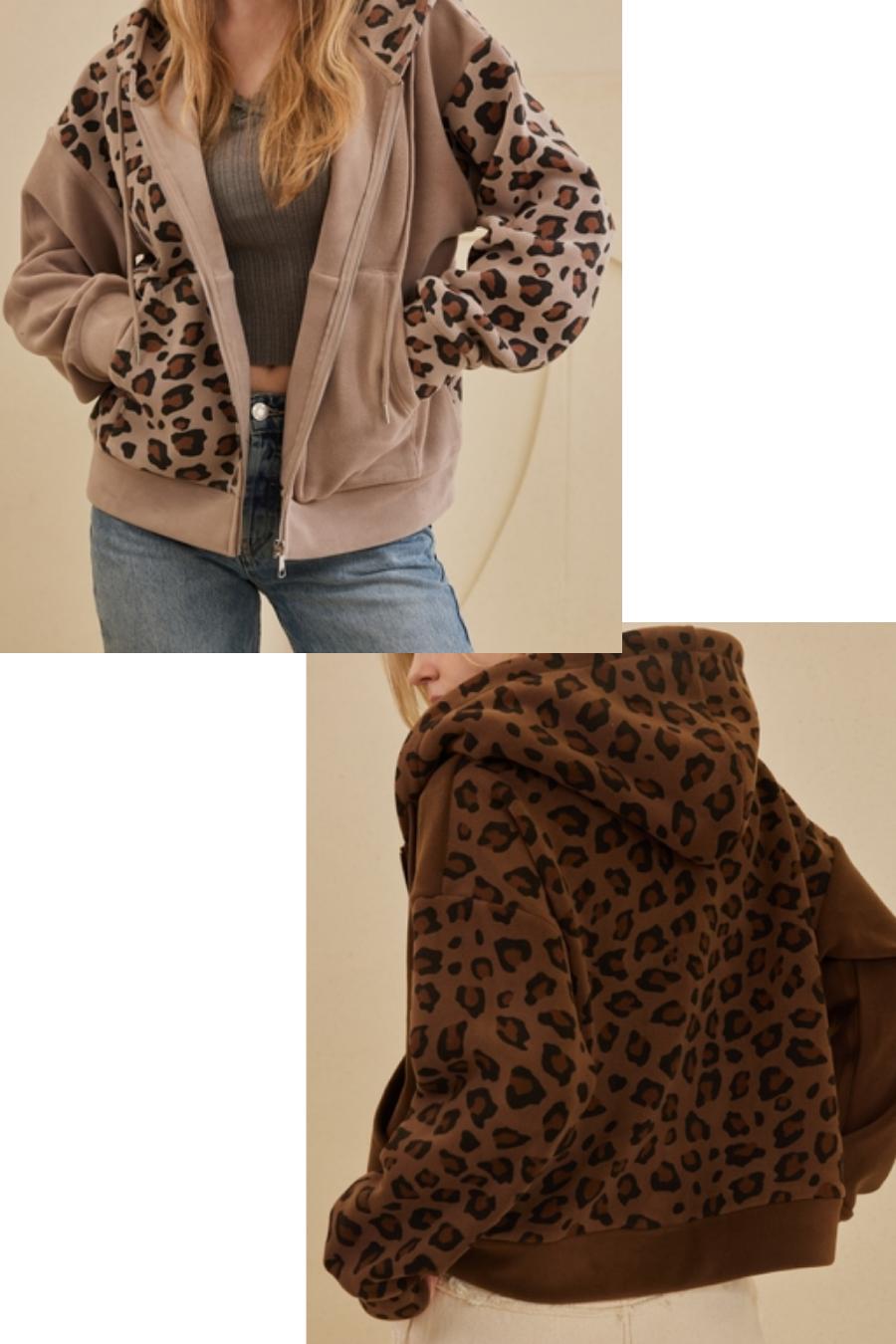 Wild Style Leopard Hoodie