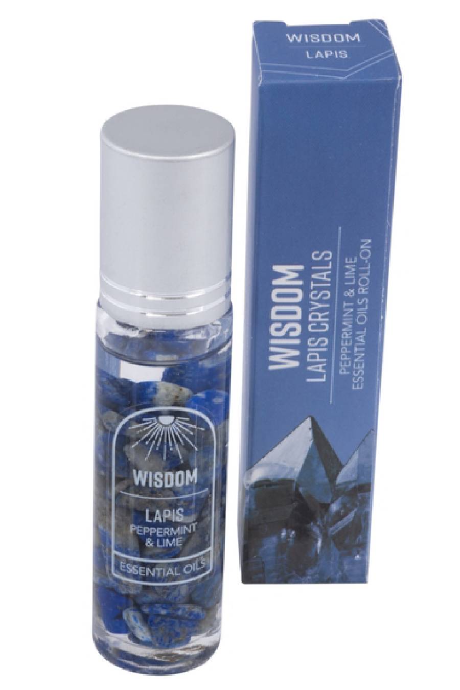 "Wisdom" Lapis Crystal Stone Essential Oil Roll-On