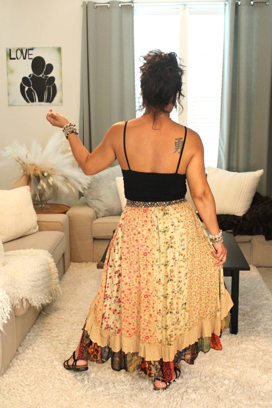 YT Coco Latte Midi Skirt
