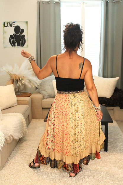 YT Coco Latte Midi Skirt