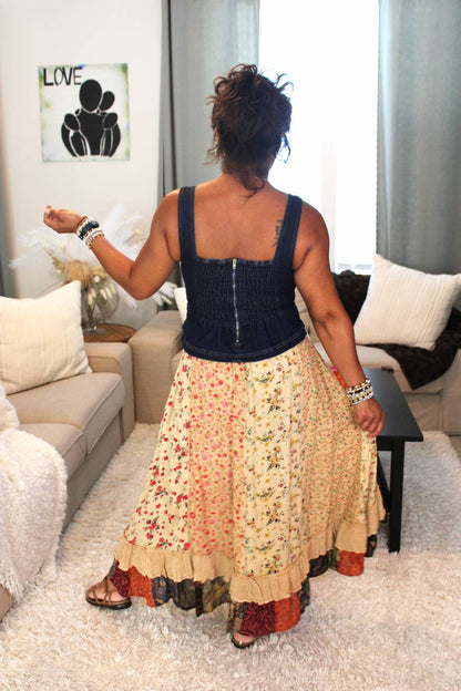 YT Coco Latte Midi Skirt