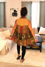 Load image into Gallery viewer, YT Earthy Boho Sleeveless Jhabla Top
