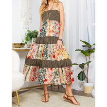 Load image into Gallery viewer, Yasmin Tiered Midi Sundress
