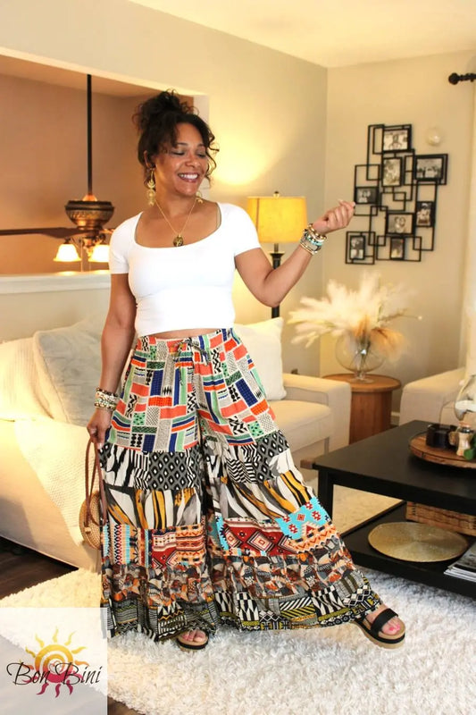 BB Abstract Allure Palazzo Pants