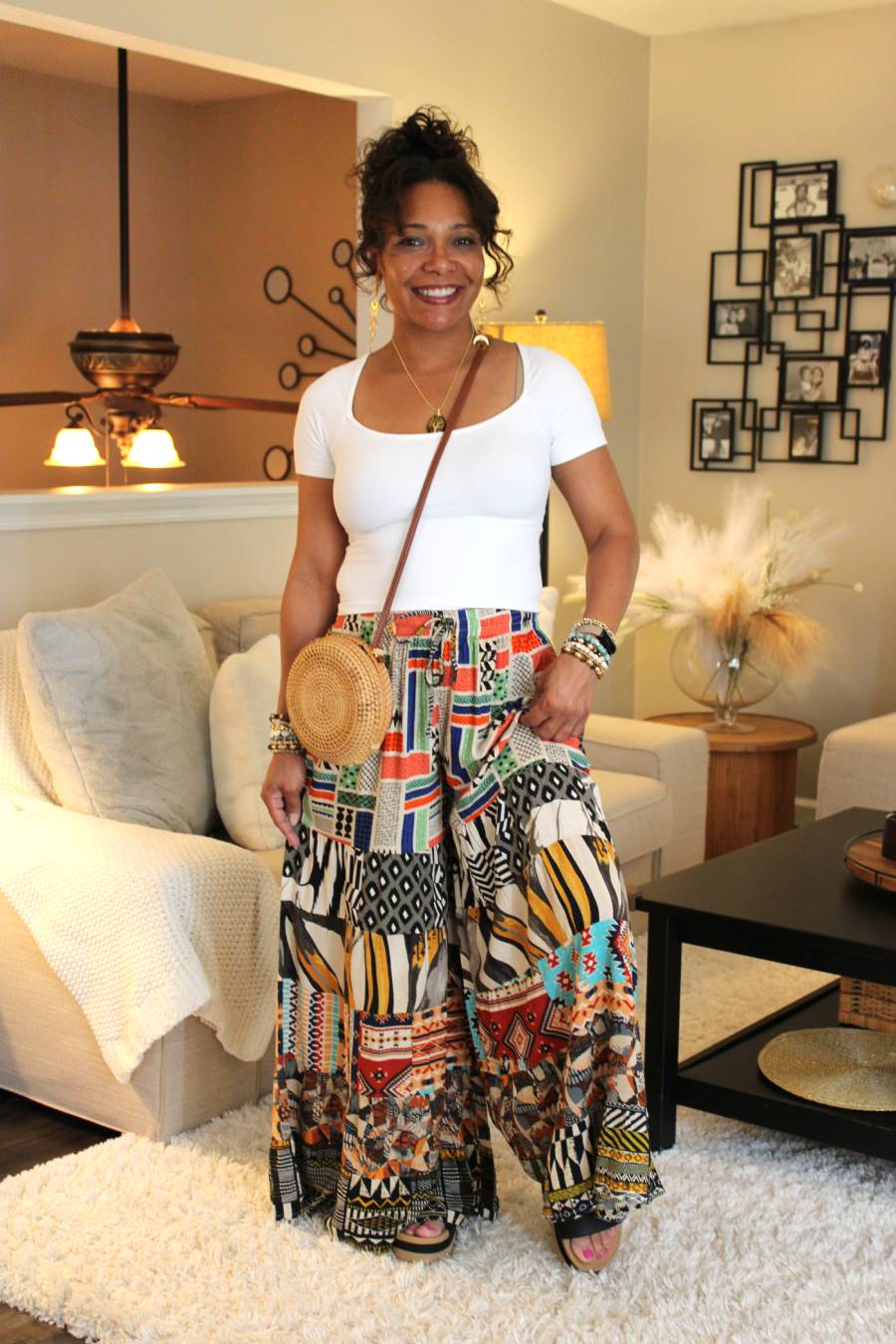 Abstract Allure Palazzo Pants
