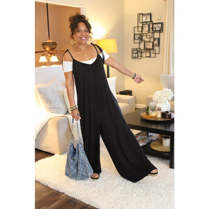 At Ease Wide Leg Jumpsuit
