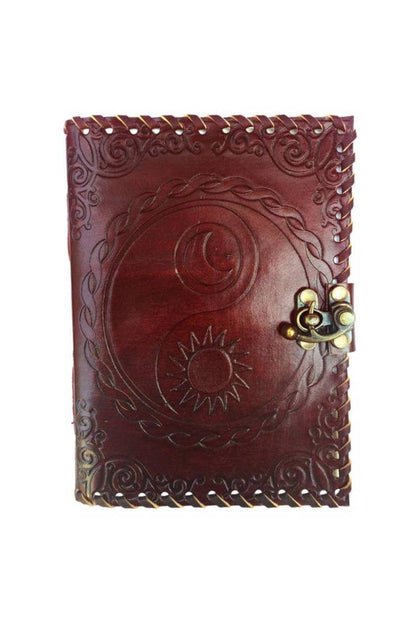 All Things Balanced Yin & Yang Leather Journal