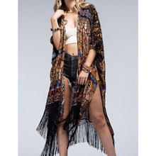 Load image into Gallery viewer, Annecy Fringe Kimono
