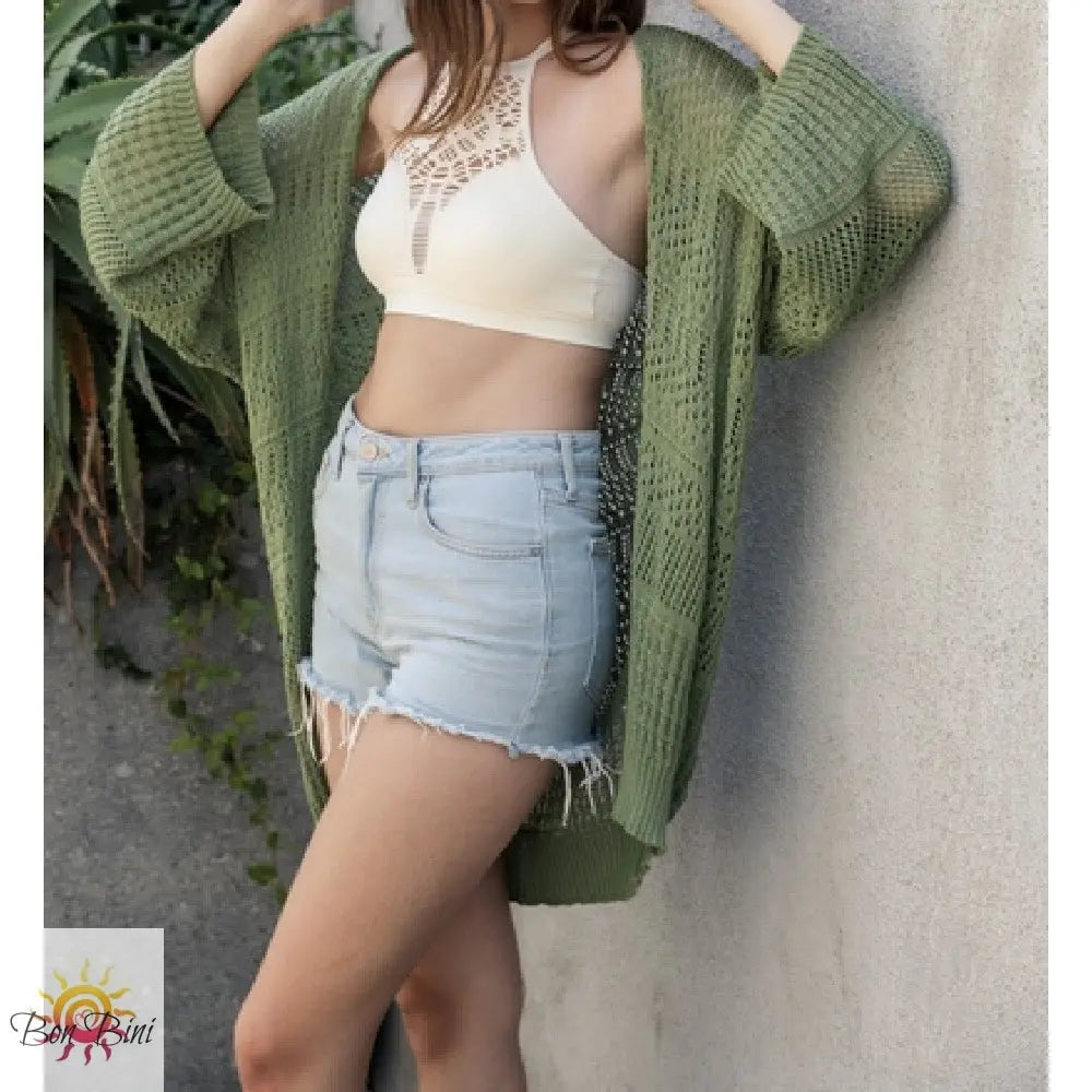 Aurora Boho Knit Cardigan