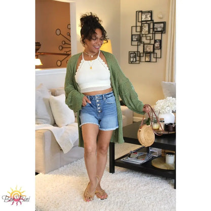 Aurora Boho Knit Cardigan