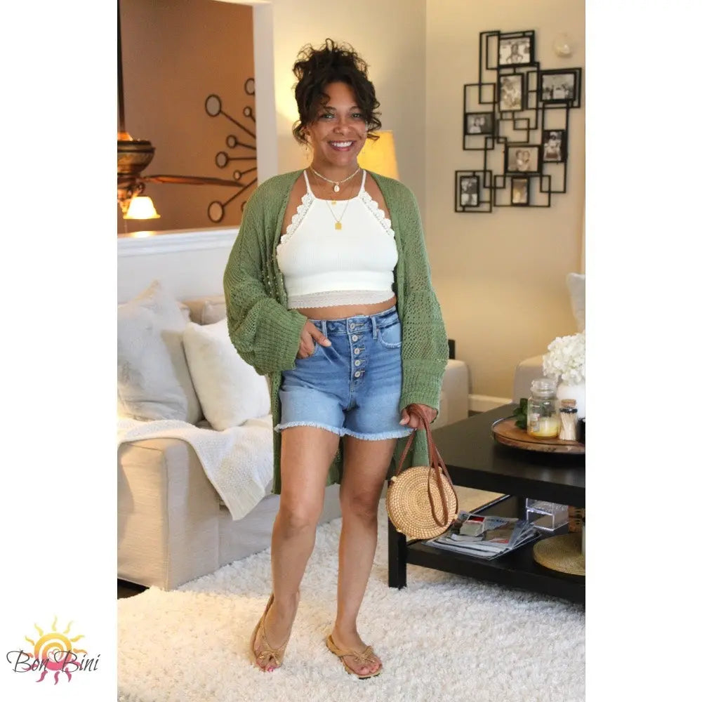 Aurora Boho Knit Cardigan
