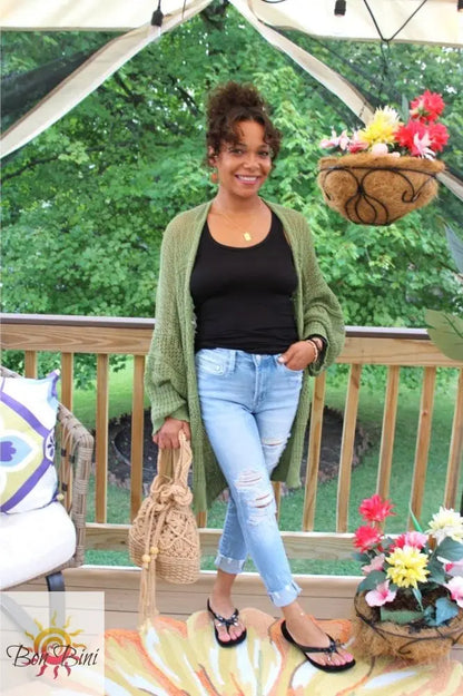 Aurora Boho Knit Cardigan
