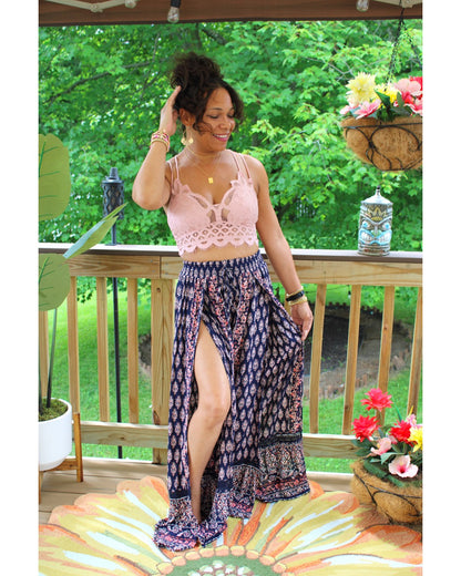 Bali Nights Slit Pants