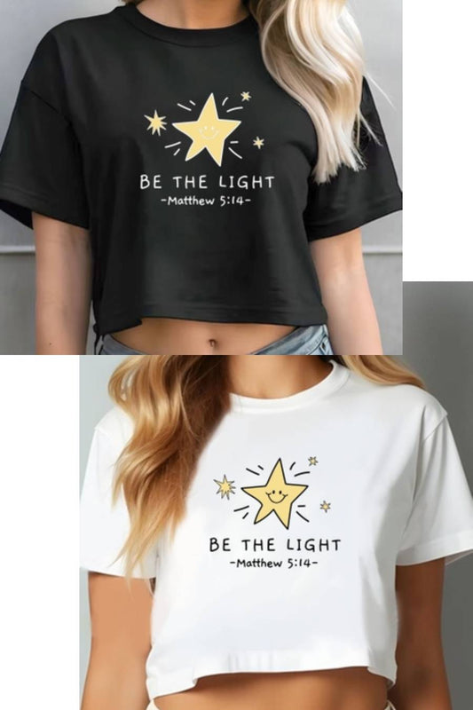 Be The Light Short Crop Top