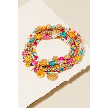 Load image into Gallery viewer, Boho Babe Beaded Stacking Bracelets
