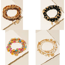 Load image into Gallery viewer, Boho Babe Beaded Stacking Bracelets
