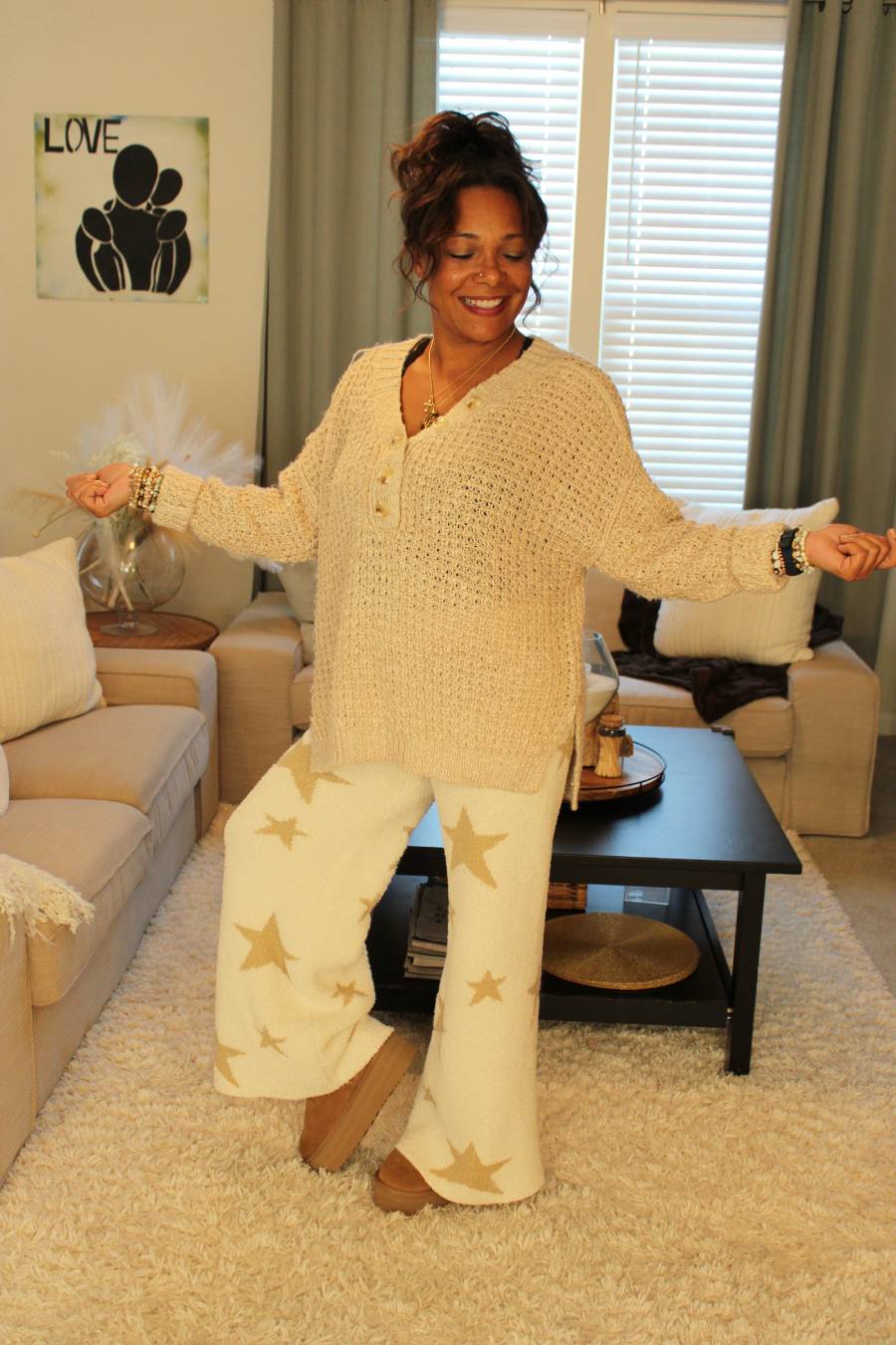 Layla Henley Sweater Top