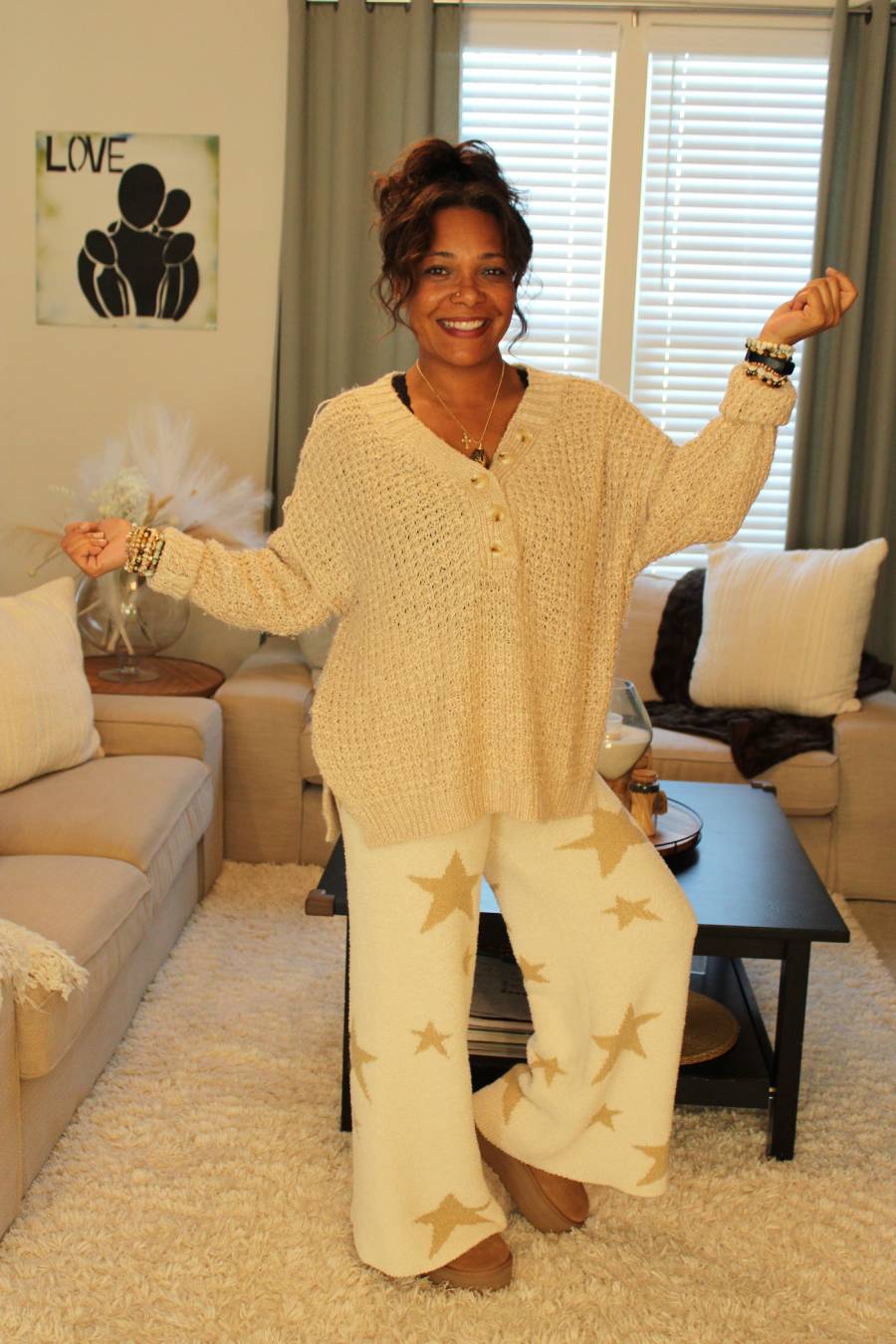 Layla Henley Sweater Top