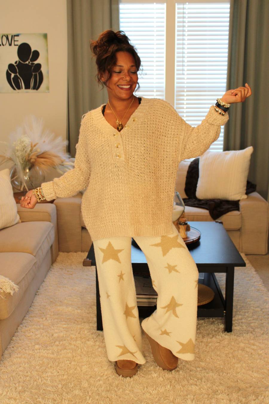 Layla Henley Sweater Top