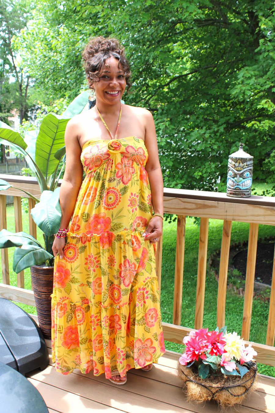 Birds Of Paradise Maxi Dress