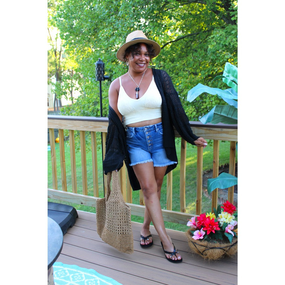 Aurora Boho Knit Cardigan
