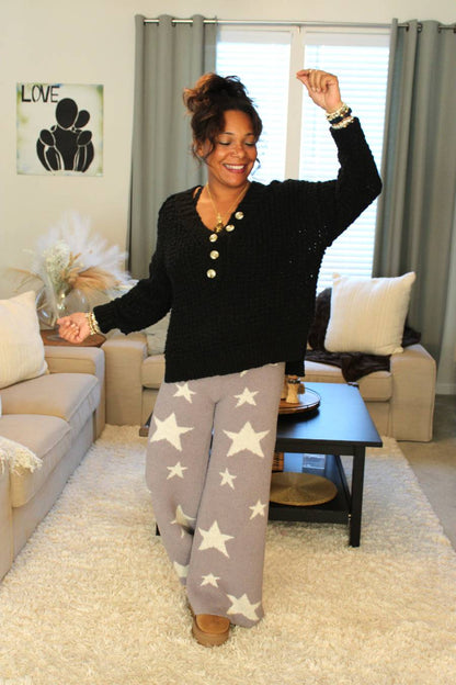 Layla Henley Sweater Top