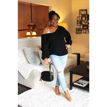 Load image into Gallery viewer, Oversized Waffle Knit Sweater
