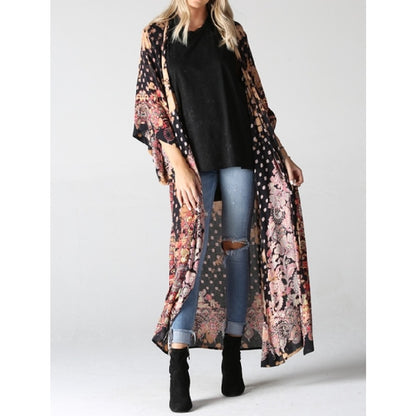 Blazing Sunset Duster Kimono