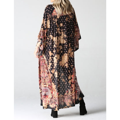 Blazing Sunset Duster Kimono