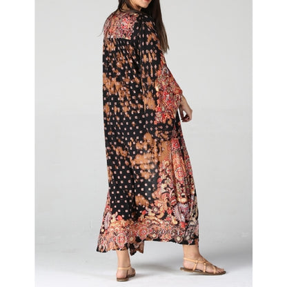 Blazing Sunset Duster Kimono