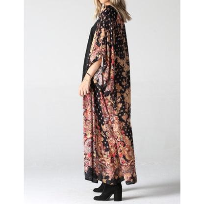 Blazing Sunset Duster Kimono