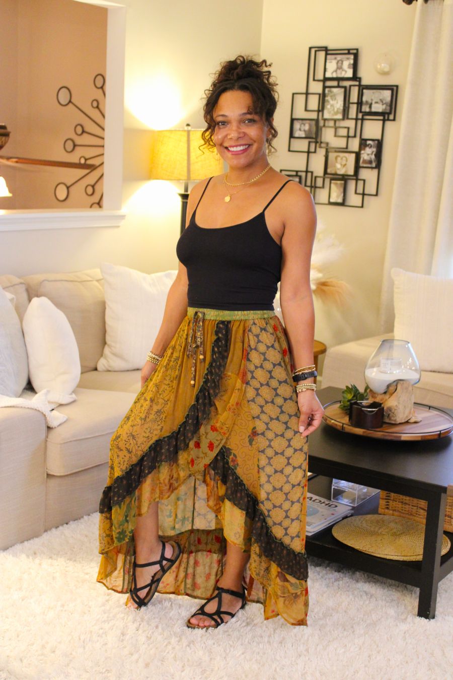 YT Bohemian Bliss Midi Skirt