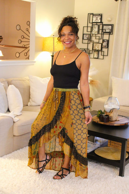 YT Bohemian Bliss Midi Skirt