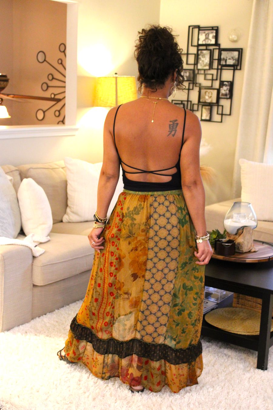 YT Bohemian Bliss Midi Skirt
