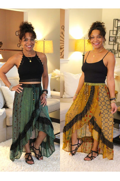 YT Bohemian Bliss Midi Skirt