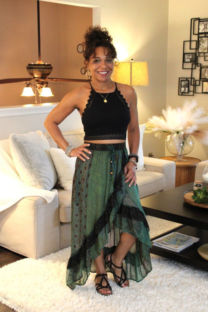 YT Bohemian Bliss Midi Skirt