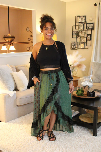 YT Bohemian Bliss Midi Skirt