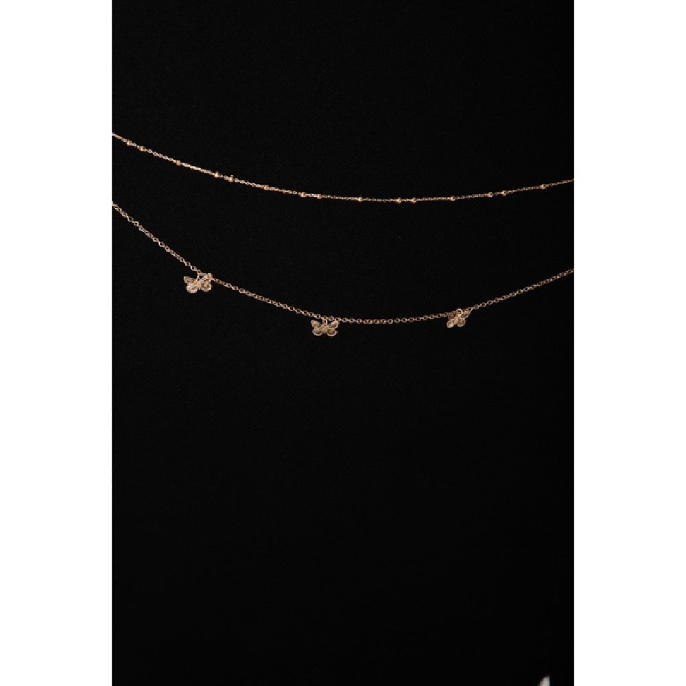 Dainty Butterfly Belly Chain