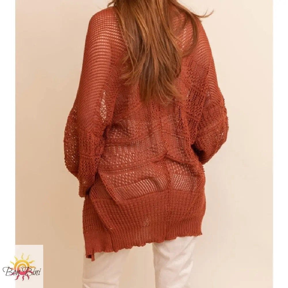 Aurora Boho Knit Cardigan