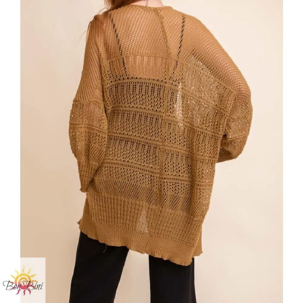Aurora Boho Knit Cardigan