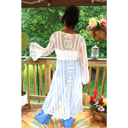 Boho Lace Duster