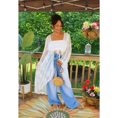 Boho Lace Duster