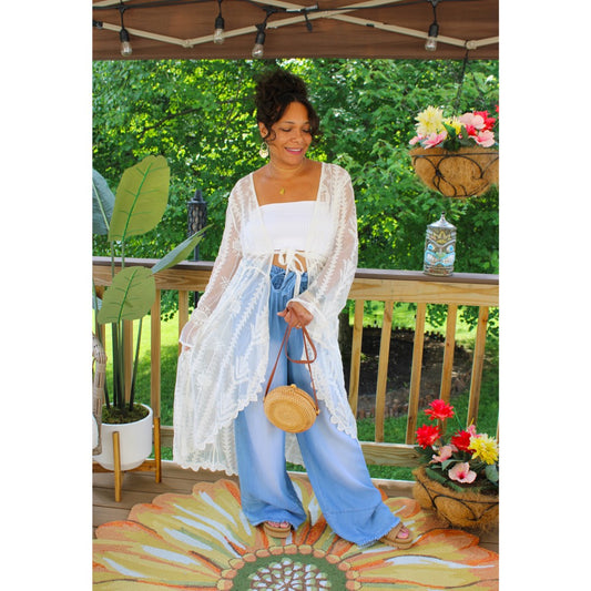 Boho Lace Duster
