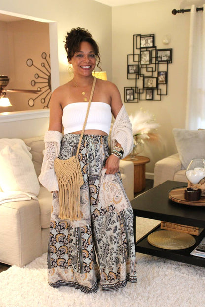 Boho Romance Wide Leg Pants