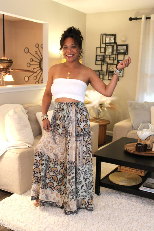 Boho Romance Wide Leg Pants