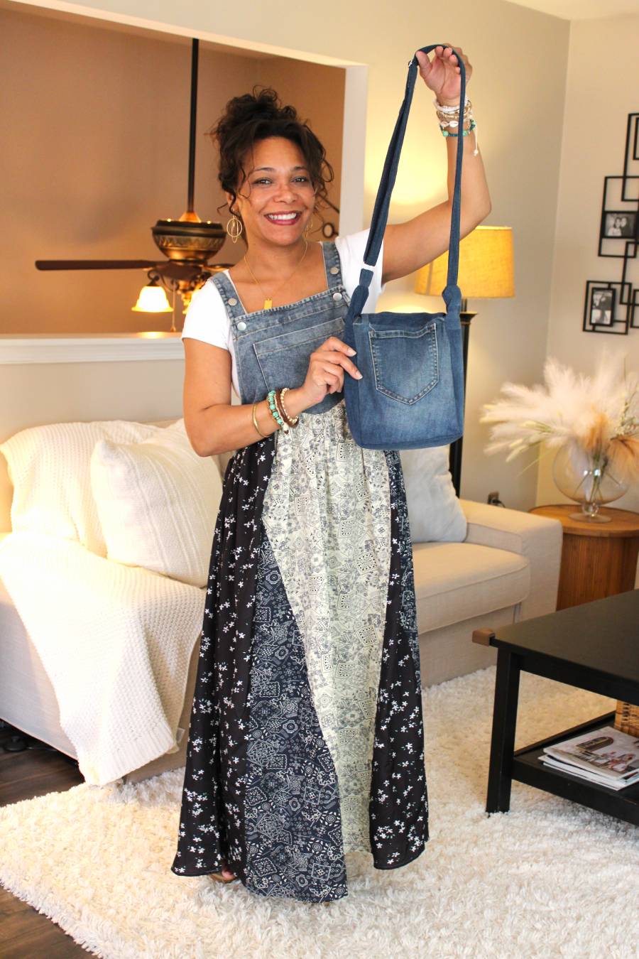 Cassandra Recycled Denim Jean Crossbody