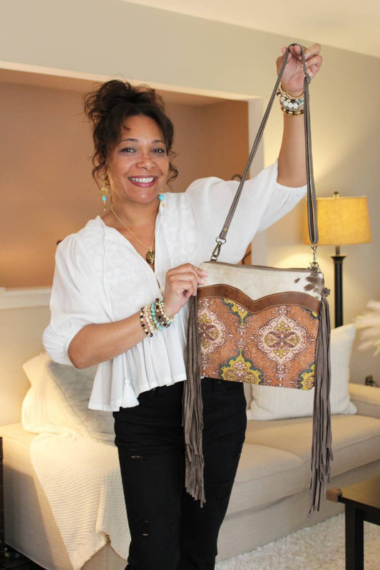 Just A Little Fringe Crossbody Bag