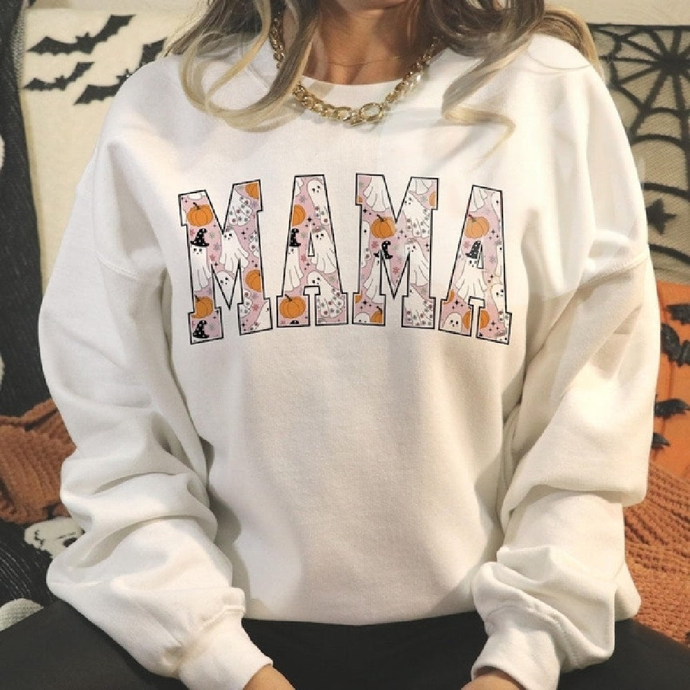 MAMA Boos, Ghosts, & Pumpkins Sweatshirt!!