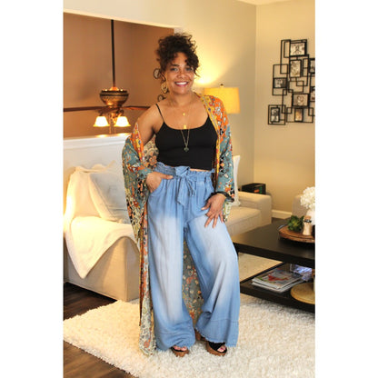 Bright Moments Long Kimono